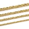 KDFISTEEL Width 4mm/5mm/6mm/8mm, Length 18-30 Inches Men's Stainless Steel Byzantine Chain Necklace view 1