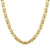 KDFISTEEL Width 4mm/5mm/6mm/8mm, Length 18-30 Inches Men's Stainless Steel Byzantine Chain Necklace view 2