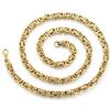 KDFISTEEL Width 4mm/5mm/6mm/8mm, Length 18-30 Inches Men's Stainless Steel Byzantine Chain Necklace view 3