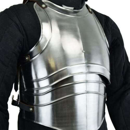Antique Collection Medieval Knight 18 Gauge Steel Cuirass Warrior Breastplate black day gift