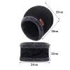 3-Pieces Winter Knitted Sets B-eanie Hat Gloves Scarf Set with Fleece Lined Gift for Women Men Kids view 3