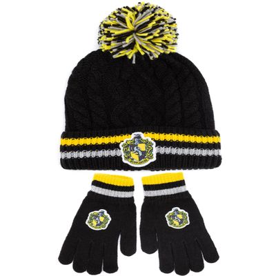 Harry Potter Hat And Gloves Set Kids House Options Knitted Beanie