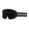 Zipline KLIK Ski Goggles - No Fog Magnetic Lenses, Double Cylindrical Polycarbonate, Adjustable Vent, Magnetic Lens System - Preferred by Pros (Black Frame - Blackout - Gray Lens, Black Frame) view 1