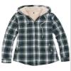 ZENTHACE Womens Hooded Sherpa Lined Flannel Jacket with Hand Pockets Coat view 1