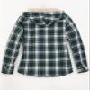 ZENTHACE Womens Hooded Sherpa Lined Flannel Jacket with Hand Pockets Coat view 2