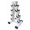 BELUND Dumbbell Rack, Solid Steel Dumbbell Storage Stand Holder, A-Frame Weight Dumbbell Storage Racks, Free Weights Dumbbells Set for Home Gym Exercise (Size : 4tiers) view 1