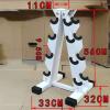 BELUND Dumbbell Rack, Solid Steel Dumbbell Storage Stand Holder, A-Frame Weight Dumbbell Storage Racks, Free Weights Dumbbells Set for Home Gym Exercise (Size : 4tiers) view 2
