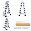 BELUND Dumbbell Rack, Solid Steel Dumbbell Storage Stand Holder, A-Frame Weight Dumbbell Storage Racks, Free Weights Dumbbells Set for Home Gym Exercise (Size : 5tiers) view 2