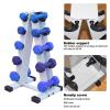 BELUND Dumbbell Rack, Solid Steel Dumbbell Storage Stand Holder, A-Frame Weight Dumbbell Storage Racks, Free Weights Dumbbells Set for Home Gym Exercise (Size : 5tiers) view 3