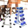 BELUND Dumbbell Rack, Solid Steel Dumbbell Storage Stand Holder, A-Frame Weight Dumbbell Storage Racks, Free Weights Dumbbells Set for Home Gym Exercise (Size : 5tiers) view 4