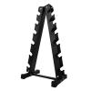 BELUND Dumbbell Rack, Weight Rack for Dumbbells Compact A-Frame Home Gym Space Saver (150/480/570/800 LBS Weight Capacity (Stand Only) (Size : 6tiers) view 1