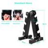 BELUND Dumbbell Rack, Weight Rack for Dumbbells Compact A-Frame Home Gym Space Saver (150/480/570/800 LBS Weight Capacity (Stand Only) (Size : 3tiers) view 2