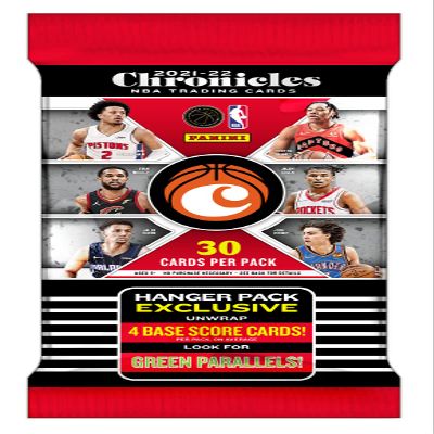 2021-2022 Panini Chronicles Basketball Hanger Pack - 30 Trading Cards Per Pack
