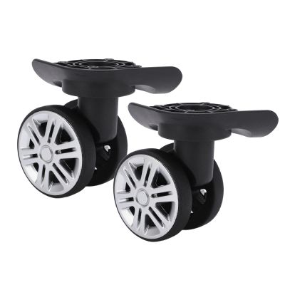 Luggage Swivel Wheels Replacement, Swivel Replacement Wheel for Luggage Suitcase, Spinner Travel Suitcase Wheels Plastic Bearings Repair Set for Luggage Kits Pack of 2