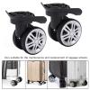 Luggage Swivel Wheels Replacement, Swivel Replacement Wheel for Luggage Suitcase, Spinner Travel Suitcase Wheels Plastic Bearings Repair Set for Luggage Kits Pack of 2 view 2