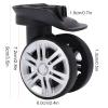 Luggage Swivel Wheels Replacement, Swivel Replacement Wheel for Luggage Suitcase, Spinner Travel Suitcase Wheels Plastic Bearings Repair Set for Luggage Kits Pack of 2 view 4