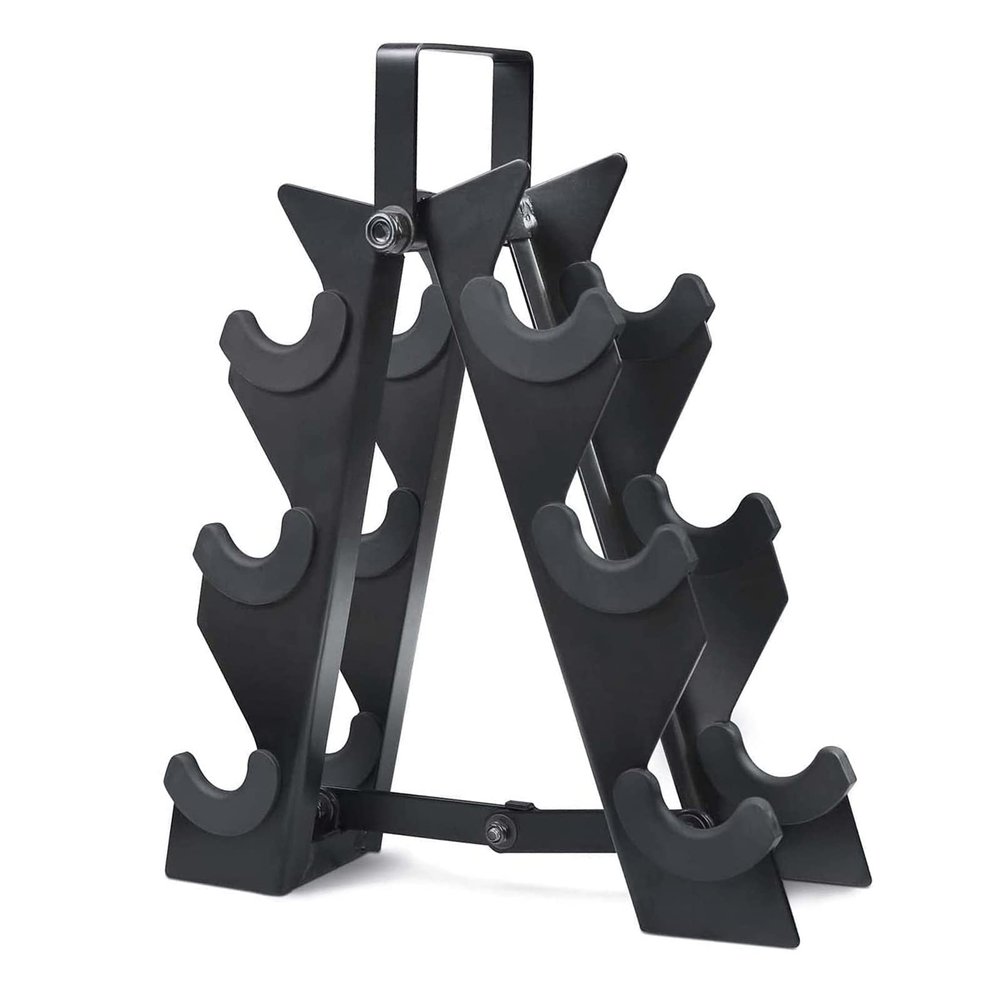 BELUND Dumbbell Rack, Collapsible Dumbbell Holder, Steel Dumbbell Storage Rack Dumbbell Stand & Weight Racks for Home Gym Dumbbell Storage