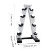 BELUND Dumbbell Racks Steel Dumbbell Storage Stand 3/4 Tier Weight Rack for Dumbbells Weight Stand A-Frame Dumbbell Rack Stand (Size : 4tiers) view 2