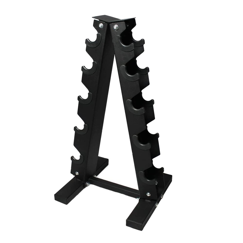 BELUND Dumbbell Rack Stand Only, Weight Rack for Dumbbells Compact A-Frame Home Gym Space Saver (150/480/570/800 LBS Weight Capacity