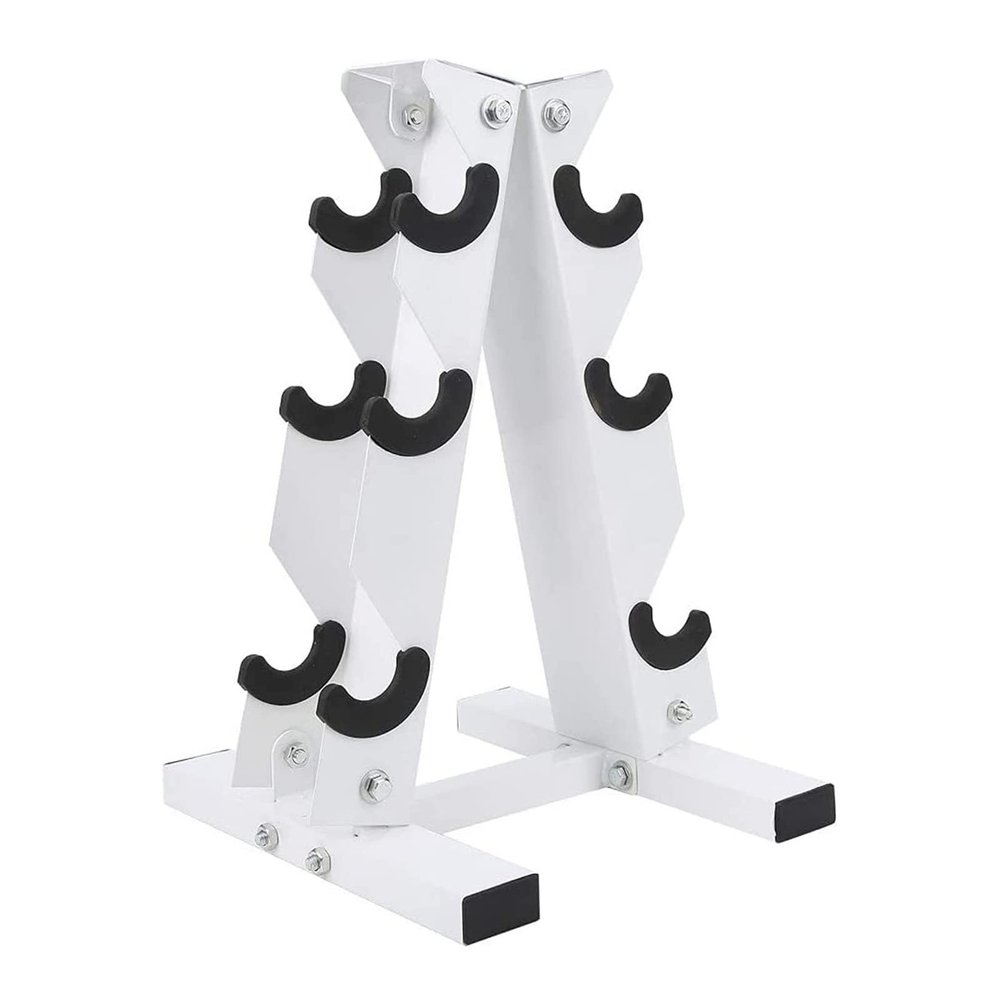 BELUND Dumbbell Rack, Solid Steel Dumbbell Storage Stand Holder, A-Frame Weight Dumbbell Storage Racks, Free Weights Dumbbells Set for Home Gym Exercise (Size : 3tiers)