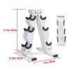 BELUND Dumbbell Rack, Solid Steel Dumbbell Storage Stand Holder, A-Frame Weight Dumbbell Storage Racks, Free Weights Dumbbells Set for Home Gym Exercise (Size : 3tiers) view 2