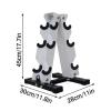 BELUND Dumbbell Racks Steel Dumbbell Storage Stand 3/4 Tier Weight Rack for Dumbbells Weight Stand A-Frame Dumbbell Rack Stand (Size : 3tiers) view 2