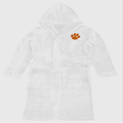 Northwest NCAA Hooded Silk Touch Robe, 26" x 47" Clemson Tigers