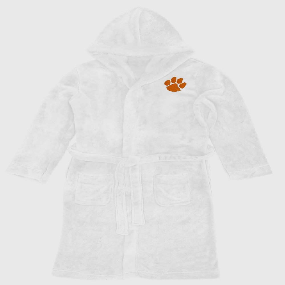 Northwest NCAA Hooded Silk Touch Robe, 26" x 47" Clemson Tigers