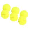 Pwshymi Racquet String Shock Absorber, Tennis Racket Damper Improve Comfort Effective Lightweight Ball Shape 6 Pcs for Sport(Fluorescent Yellow) view 3