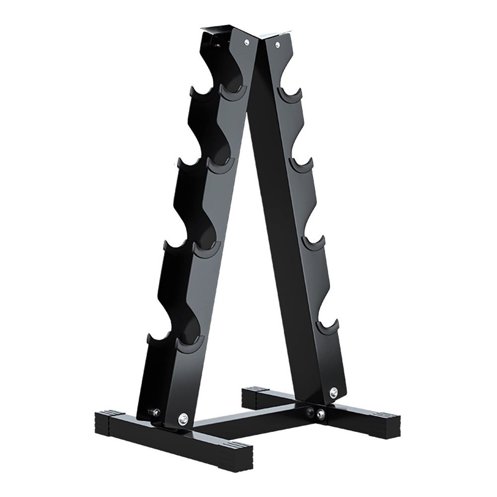 BELUND Dumbbell Rack, Weight Rack for Dumbbells Compact A-Frame Home Gym Space Saver (150/480/570/800 LBS Weight Capacity (Stand Only) (Size : 4tiers)