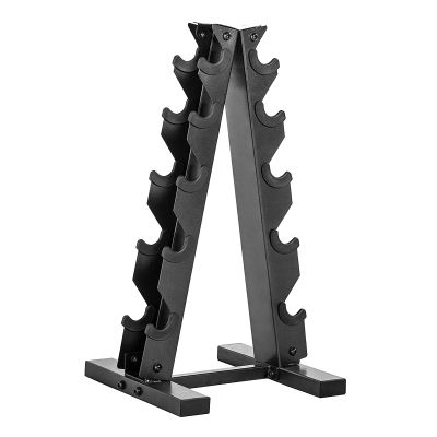 BELUND Dumbbell Rack Holder, A-Frame Dumbbell Storage Racks 3/4/5Tier, Free Weights Dumbbells Set for Home Gym Exercise, Weight Tower for Dumbbell (Size : 5tiers)