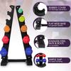 BELUND Dumbbell Rack Holder, A-Frame Dumbbell Storage Racks 3/4/5Tier, Free Weights Dumbbells Set for Home Gym Exercise, Weight Tower for Dumbbell (Size : 5tiers) view 3