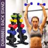 BELUND Dumbbell Rack Holder, A-Frame Dumbbell Storage Racks 3/4/5Tier, Free Weights Dumbbells Set for Home Gym Exercise, Weight Tower for Dumbbell (Size : 5tiers) view 4