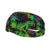 Football Headband Tie Dye Pot Leaf Men Women Non-Slip Sweatbands view 1