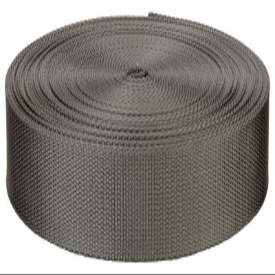 Country Brook Design 1 Inch Grey Lite Weight Nylon Webbing Closeout, 100 Yards