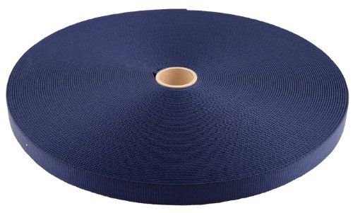 Country Brook Design 3/4 Inch Navy Blue Heavy Plus Nylon Webbing Closeout, 50 Yards
