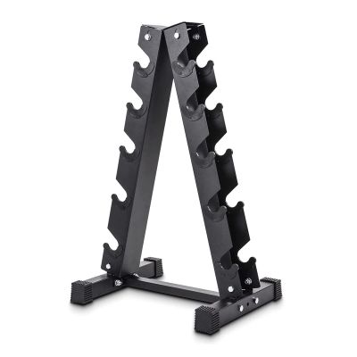 BELUND Dumbbell Rack, Weight Rack for Dumbbells Compact A-Frame Home Gym Space Saver (150/480/570/800 LBS Weight Capacity (Stand Only) (Size : 5tiers)