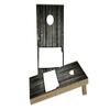 Wood Slat (Kansas) Theme Custom Cornhole Board Game Set view 1