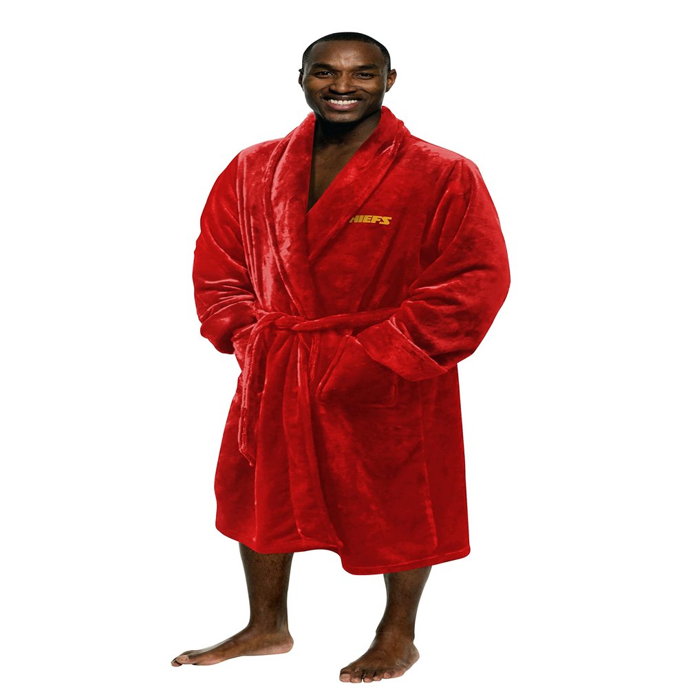Northwest NFL Silk Touch Bath Robe, 26 Inch x 47 Inch Kansas City Chiefs, One size