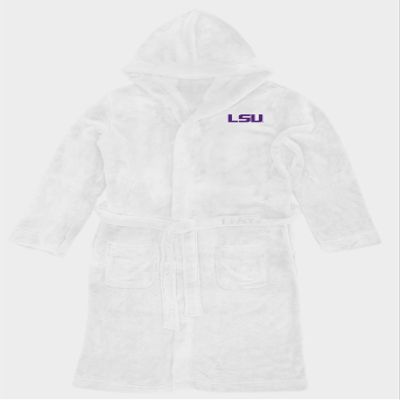 Northwest NCAA Hooded Silk Touch Robe, 26" x 47" LSU Tigers