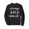 Awesome Rocking The Nana Life Grandma Best Nana Grandmother Sweatshirt view 1