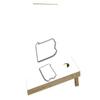 White Pennsylvania Theme Custom Cornhole Board Game Set view 1