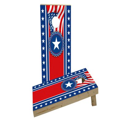 America Theme #3 Custom Cornhole Board Game Set