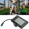 Estink Electric LCD Display, 36V 48V E LCD GD01 Display 5 Pin Plug Display Control Panel LCD Display Cycling Computer Replacement for 22.2mm Handlebar view 2