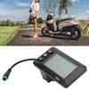 Estink Electric LCD Display, 36V 48V E LCD GD01 Display 5 Pin Plug Display Control Panel LCD Display Cycling Computer Replacement for 22.2mm Handlebar view 3