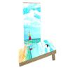 Boat Beach Custom Cornhole Board Game Set view 1