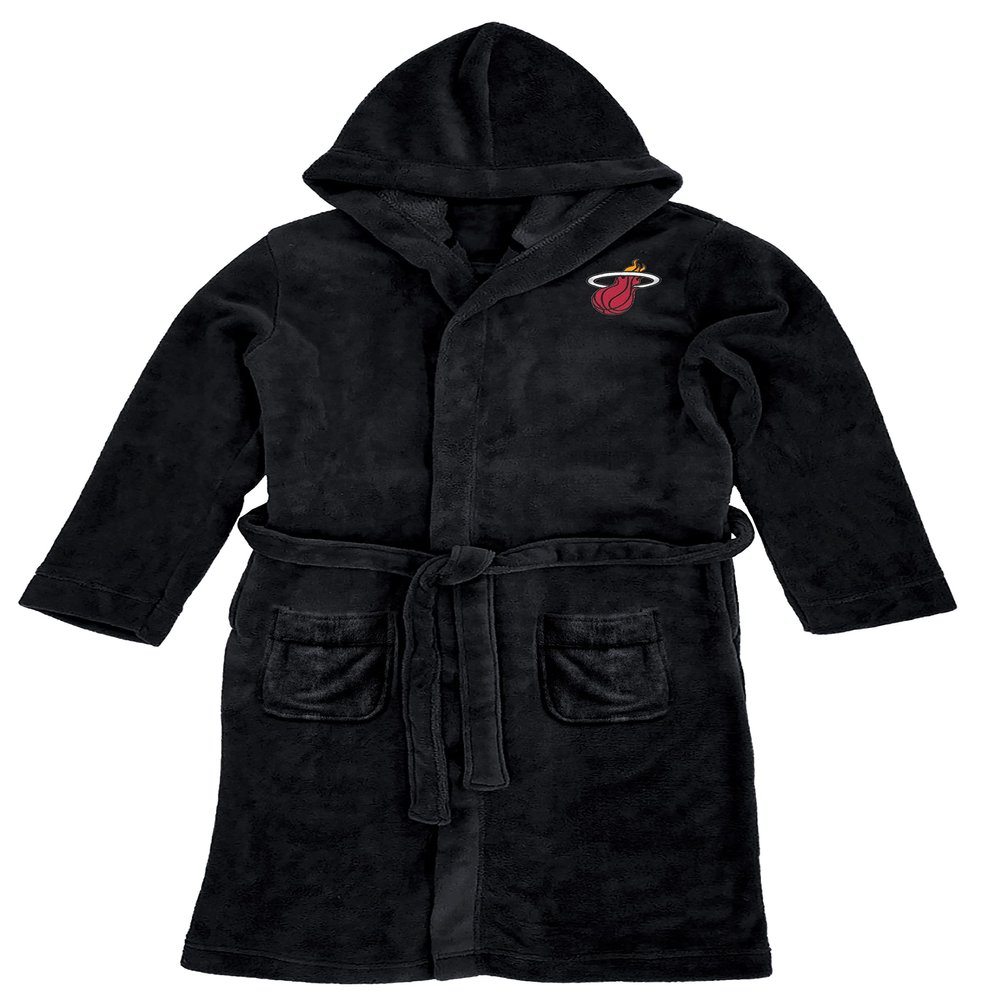 Northwest NBA Hooded Silk Touch Robe, 26" x 47" Miami Heat