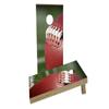 Football in Field Custom Cornhole Board Game Set view 1