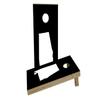Black Alabama Theme Custom Cornhole Board Game Set view 1