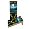 Oakland Baseball Themed Custom Cornhole Board Game Set view 1